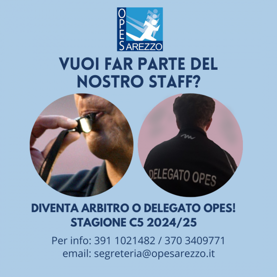 VUOI FAR PARTE DEL NOSTRO STAFF?